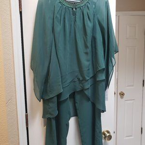 Dark Green Special Occasion Attire